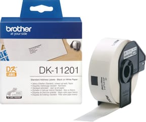 Étiquettes Brother d'adressage standard 29x90 mm (400 étiquettes par rouleau) (DK11201)