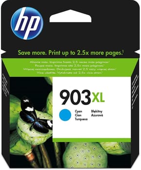 HP 903XL Cyan - Cartouche d'encre grande capacité HP d'origine (T6M03AE)
