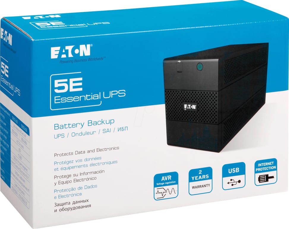 Onduleur Line-interactive Eaton 5E 850VA (5E850IUSB)