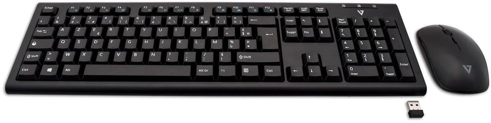 Pack Clavier et souris V7 Combo Sans fil (CKW200FR)