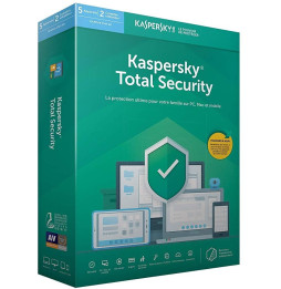 Kaspersky Total Security 2019 (5 Postes / 1 An)