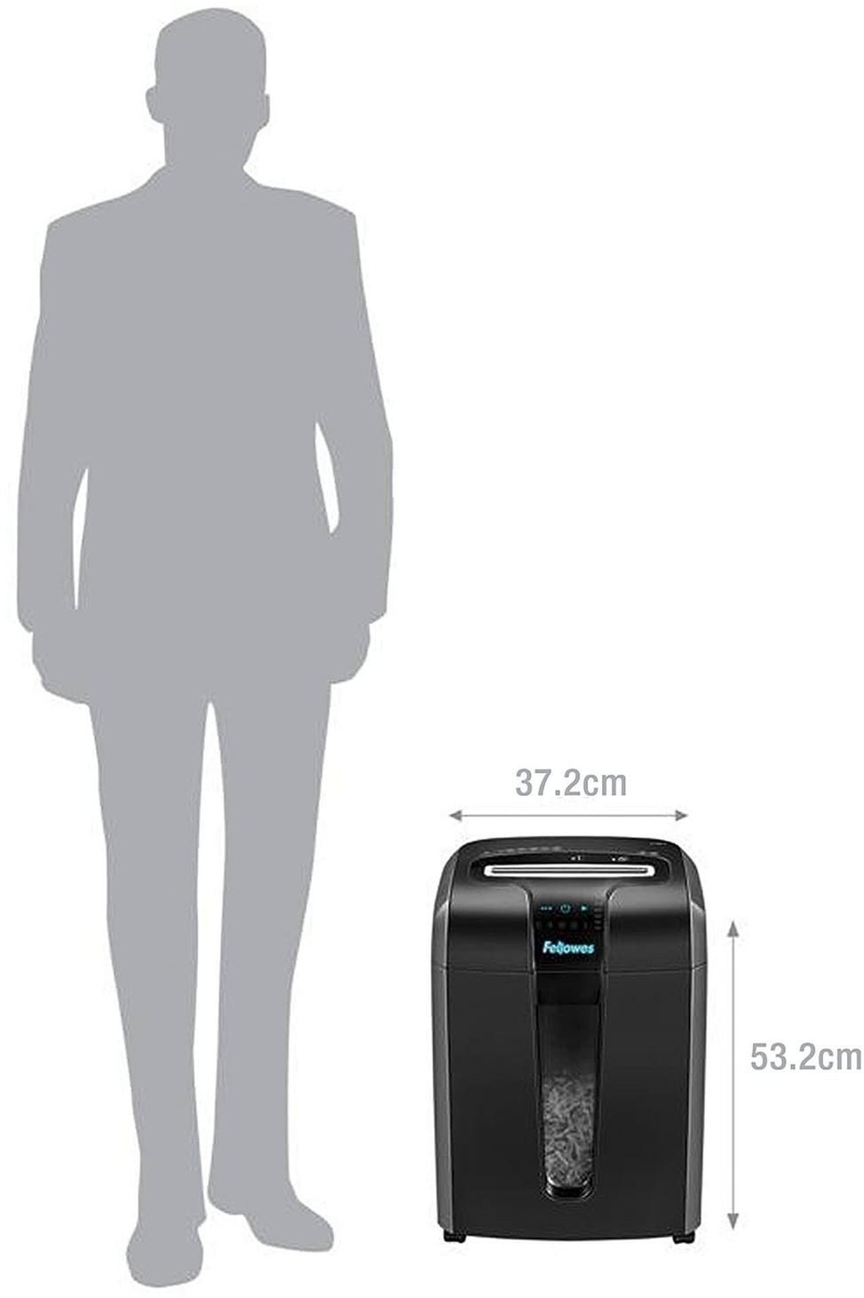Destructeur Fellowes Powershred® 73Ci Coupe croisée (4601102)