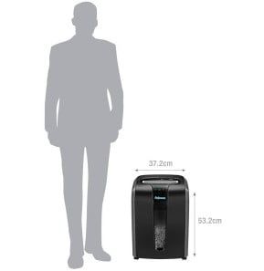 Destructeur Fellowes Powershred® 73Ci Coupe croisée (4601102)