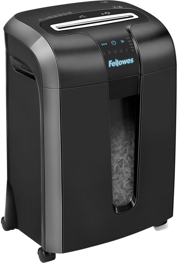 Destructeur Fellowes Powershred® 73Ci — Sécurité P-4 · 23 L · 12 feuilles/passage