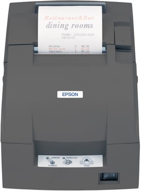 Imprimante ticket à impact Epson TM-U220B USB noire (avec alim - sans cordon secteur)