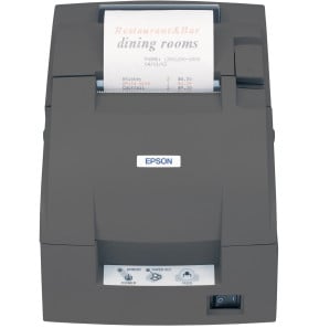 Imprimante ticket à impact Epson TM-U220B USB noire avec alimentation (C31C514057A0)
