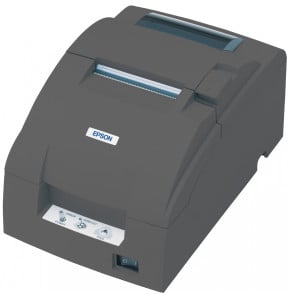 Imprimante ticket à impact Epson TM-U220B USB noire avec alimentation (C31C514057A0)