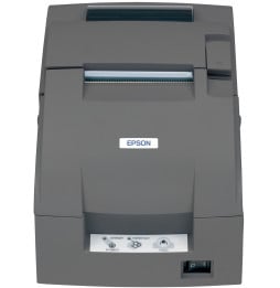 Imprimante ticket à impact Epson TM-U220B USB noire avec alimentation (C31C514057A0)