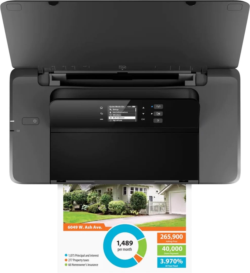طابعة نفث الحبر محمولة HP OfficeJet 202 (ببطارية مدمجة) (N4K99C) — صورة 2