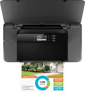 Imprimante Jet d'encre Portable HP OfficeJet 202 (avec une batterie intégrée) (N4K99C) — image 2