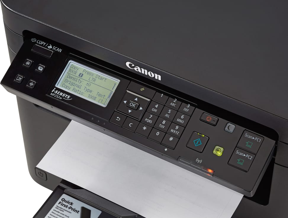 Imprimante Multifonction Laser Monochrome Canon i-SENSYS MF232w (1418C043AA)