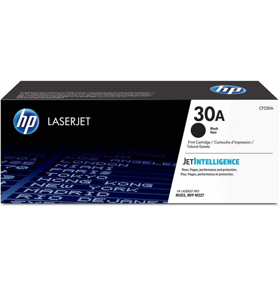Cartouche de toner noir originale HP 30A LaserJet Cartouche de toner noir originale HP 30A LaserJet