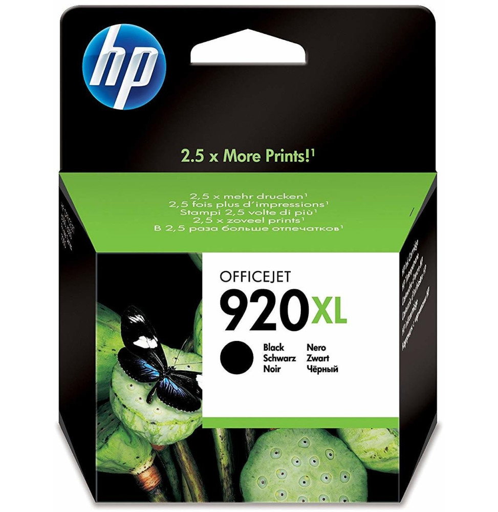 Cartouche d'encre noire HP 920XL Officejet (CD975AE) Cartouche d'encre noire HP 920XL Officejet (CD975AE)
