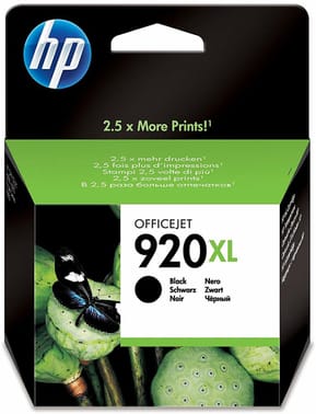 HP 920XL Black - Original HP High-Yield Ink Cartridge (CD975AE)