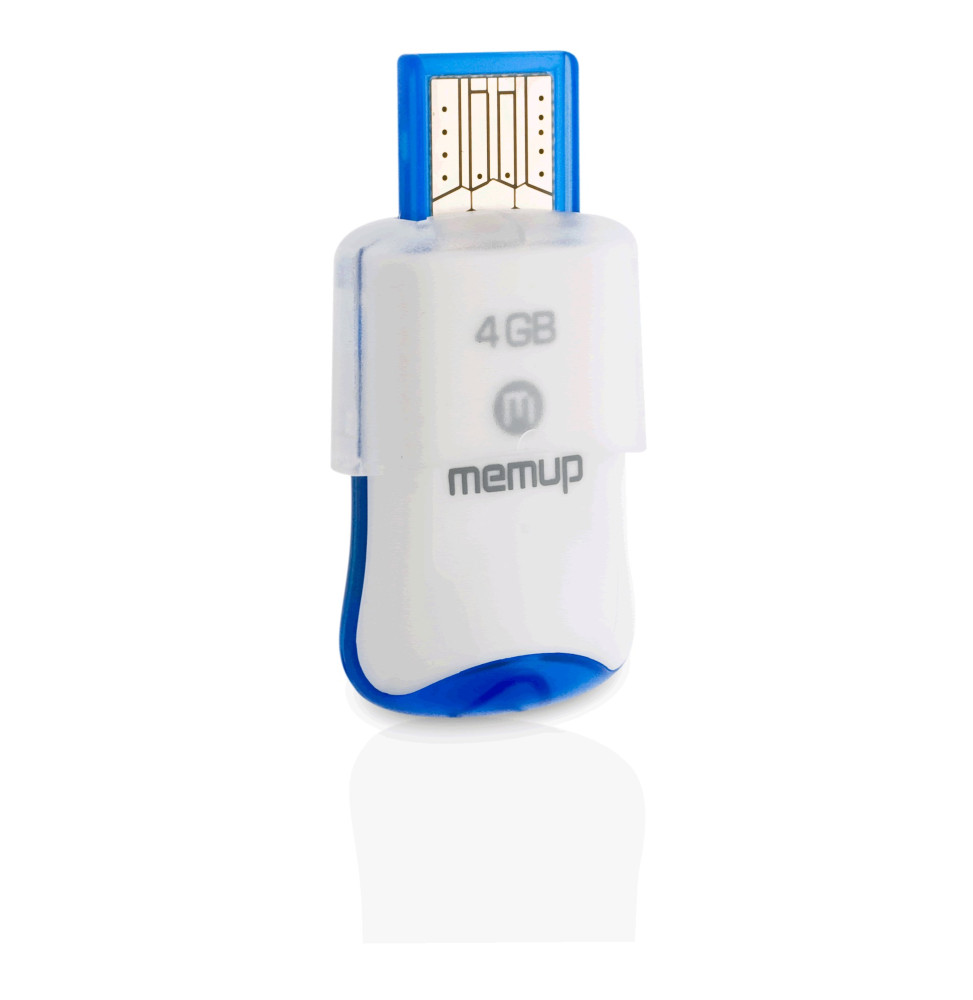 Clé USB Memup Pop key - 4 GB / Bleu