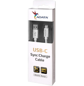 Câble USB ADATA Type C Vers 2.0 A (ACA2AL-100CM-CSV)