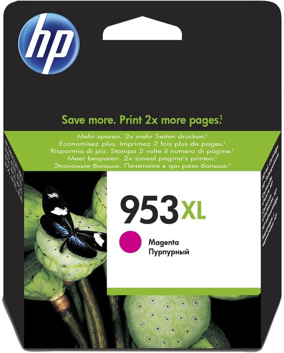 HP 953XL Magenta - Cartouche d'encre grande capacité HP d'origine (F6U17AE)
