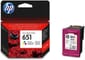HP 651 trois couleurs - Cartouche d'encre HP d'origine (C2P11AE)