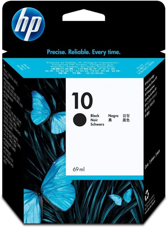 HP 10 Noir - Cartouche d'encre HP d'origine (C4844A)