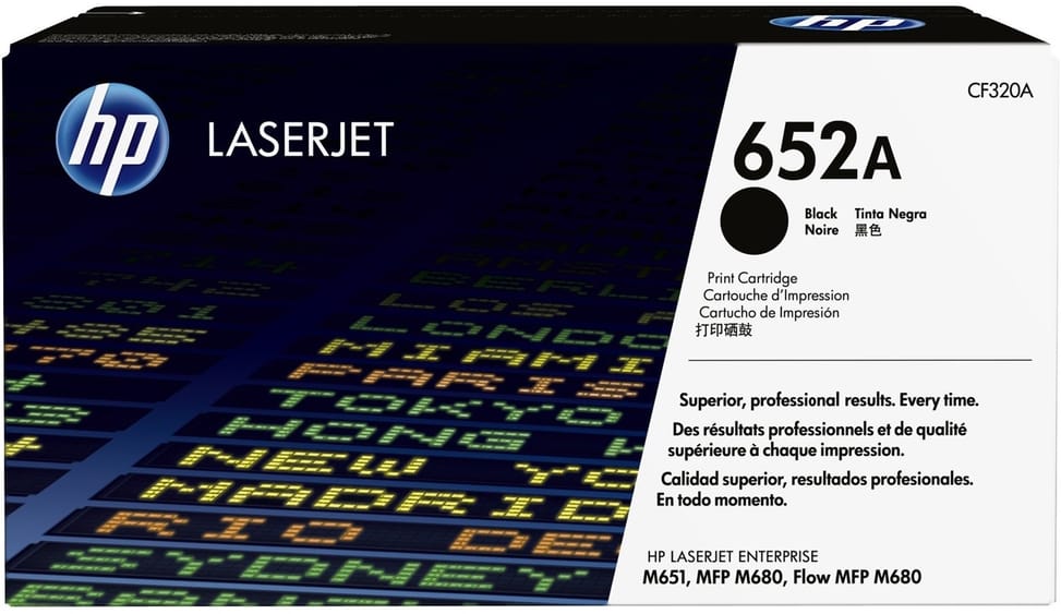 HP 652A Black (CF320A) - Original HP LaserJet Toner — image 1