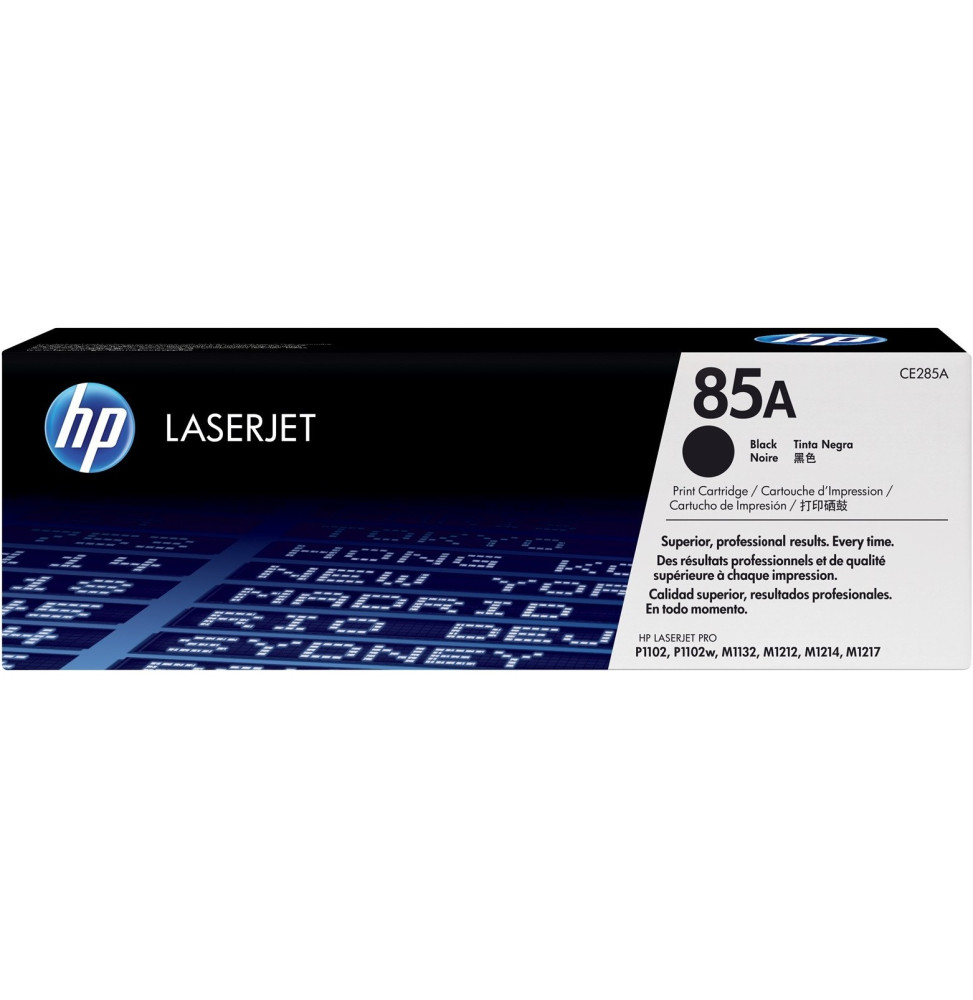 Cartouche d'impression noire HP LaserJet 85A (CE285A)
