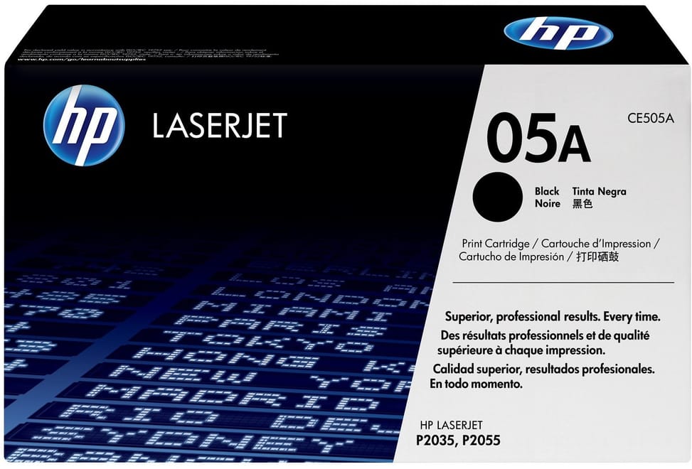 تونر HP LaserJet أصلي HP 05A أسود (CE505A) — صورة 1