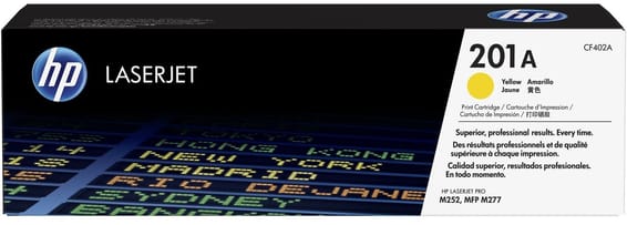 HP 201A Jaune (CF402A) - Toner HP LaserJet d'origine