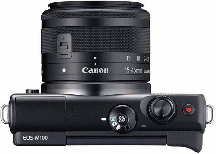 Appareil Photo Compact Canon EOS M100 avec Objectif EF-M 15-45mm (2209C012AA)