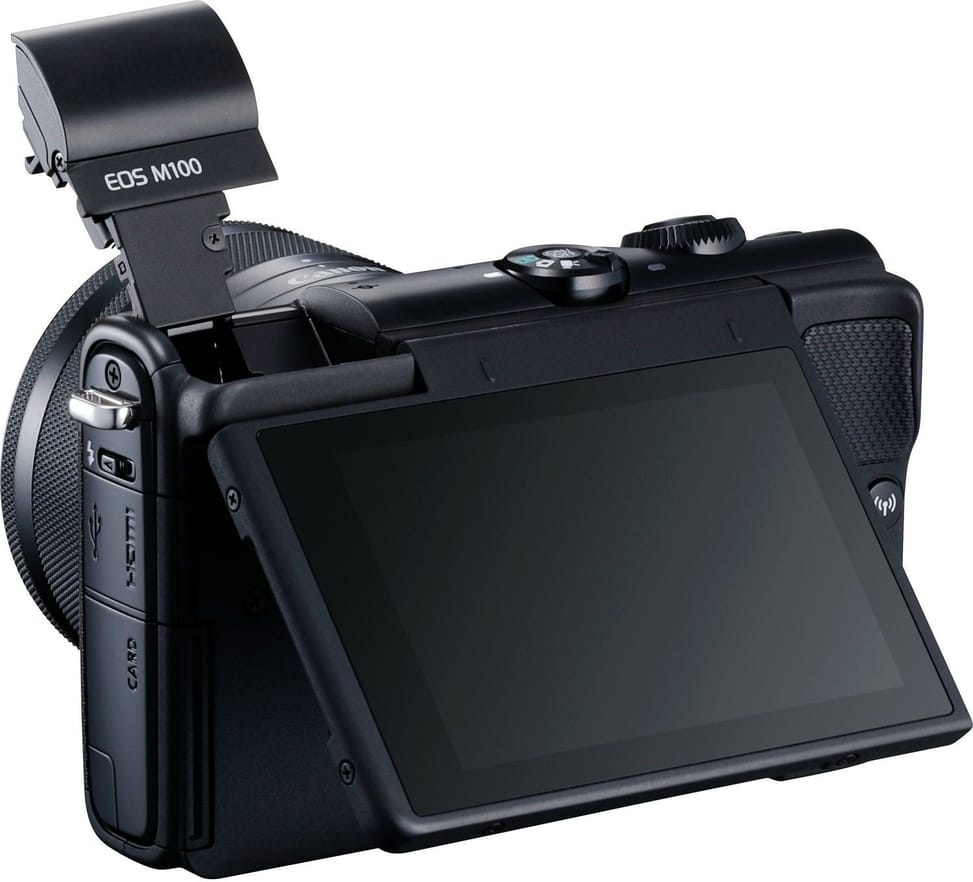 Appareil Photo Compact Canon EOS M100 avec Objectif EF-M 15-45mm (2209C012AA)