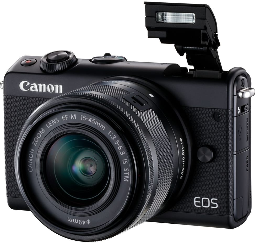 Appareil Photo Compact Canon EOS M100 avec Objectif EF-M 15-45mm (2209C012AA)