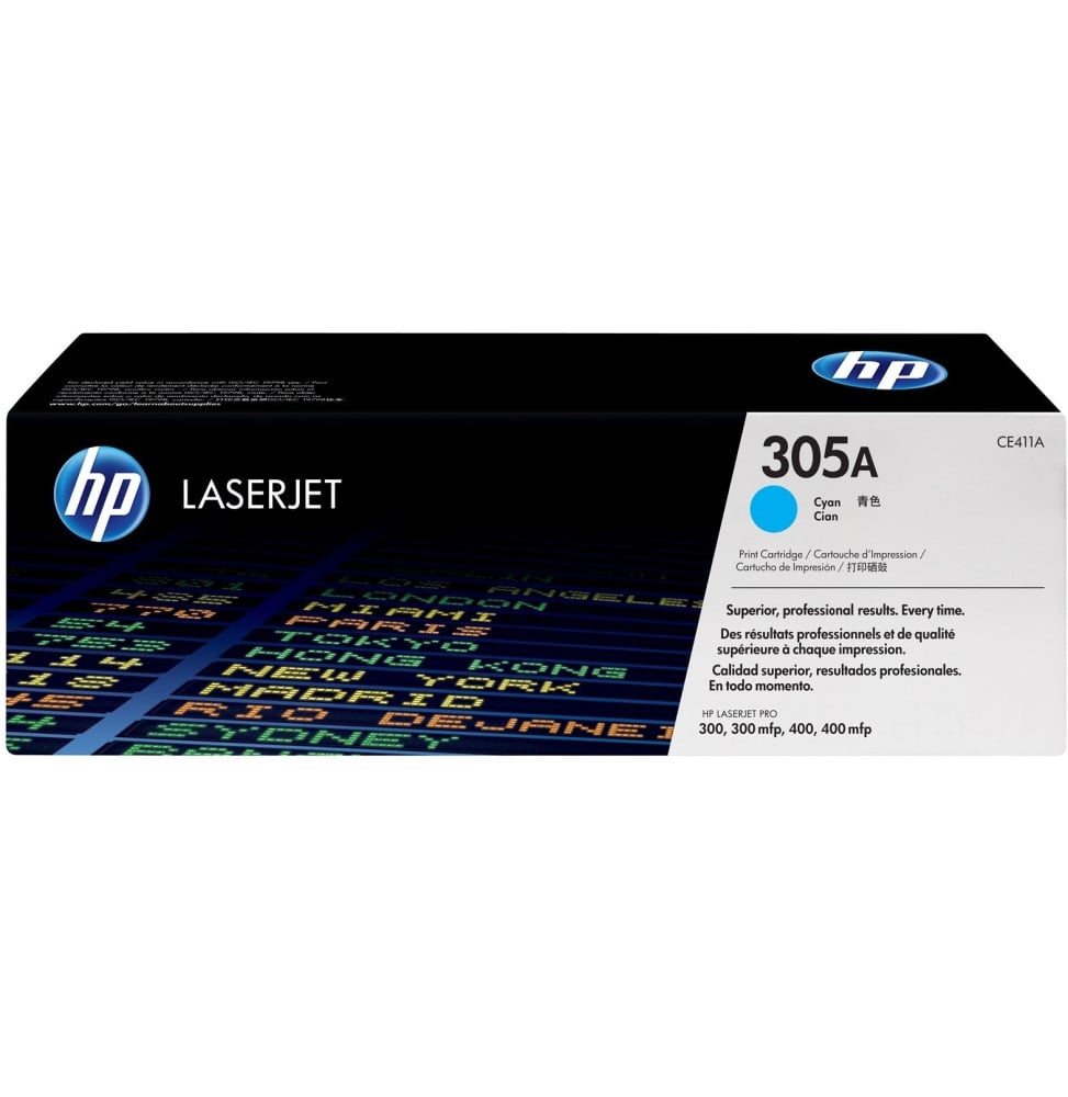 Cartouche d'encre cyan HP LaserJet 305A (CE411A)