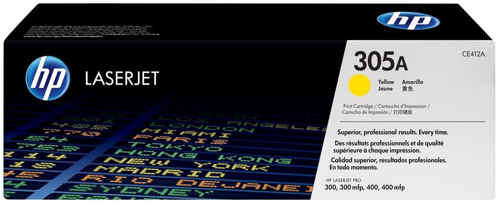 HP 305A Yellow (CE412A) - Original HP LaserJet Toner — image 1