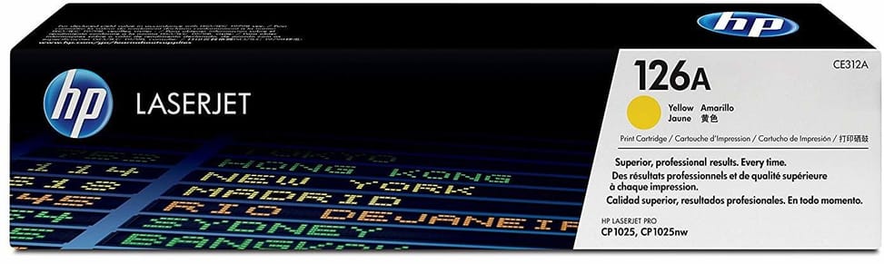 HP 126A Yellow (CE312A) - Original HP LaserJet Toner — image 1