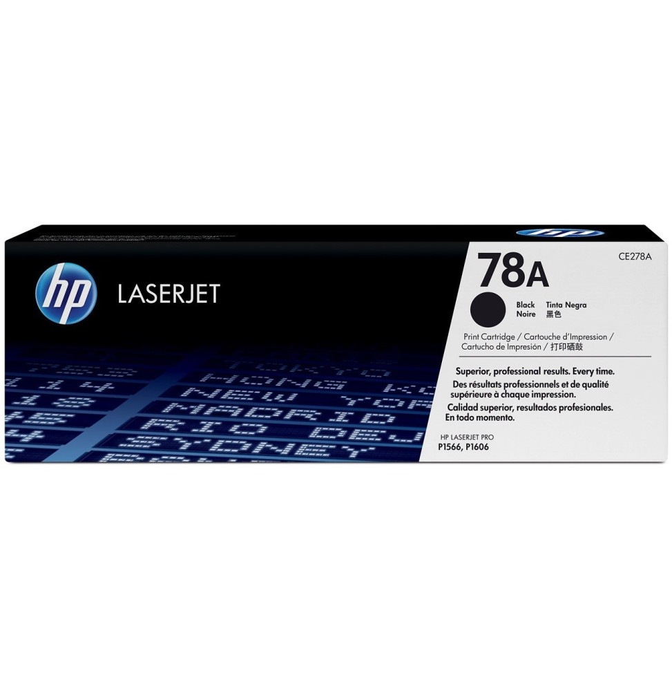 Cartouche d'impression noire HP LaserJet 78A (CE278A)