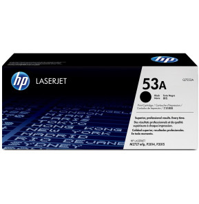 Cartouche d'encre noire HP LaserJet 53A (Q7553A)