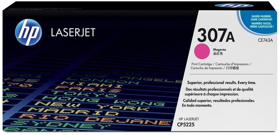 HP 307A Magenta (CE743A) - Original HP LaserJet Toner — image 1