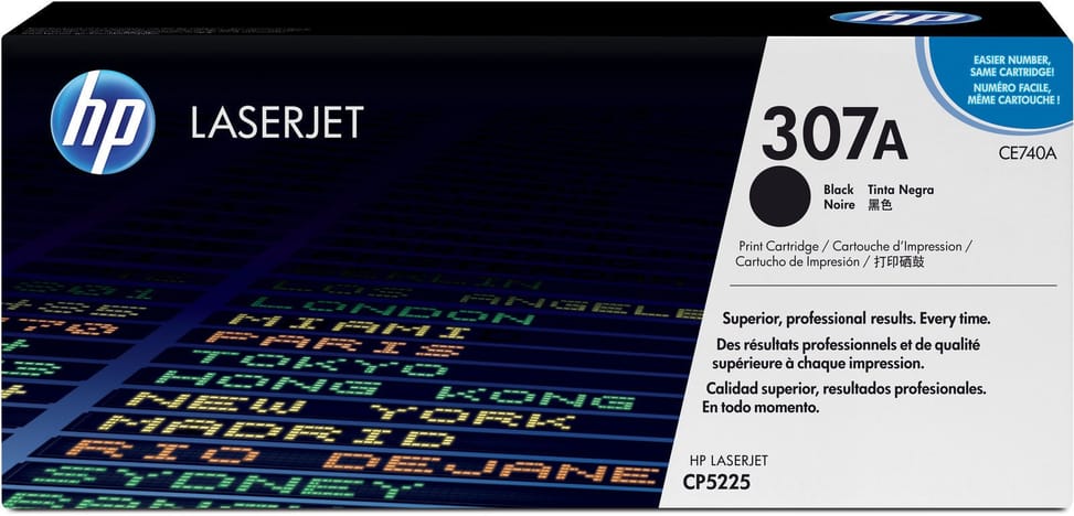 HP 307A Black (CE740A) - Original HP LaserJet Toner — image 1