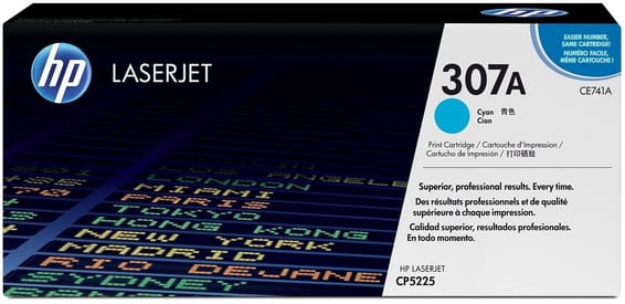 HP 307A Cyan (CE741A) - Toner HP LaserJet d'origine