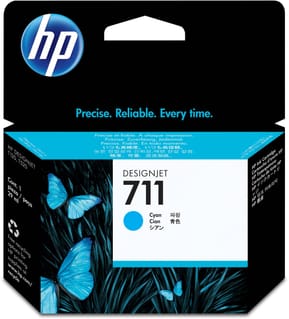HP 711 Cyan - Cartouche d'encre HP d'origine (CZ130A)