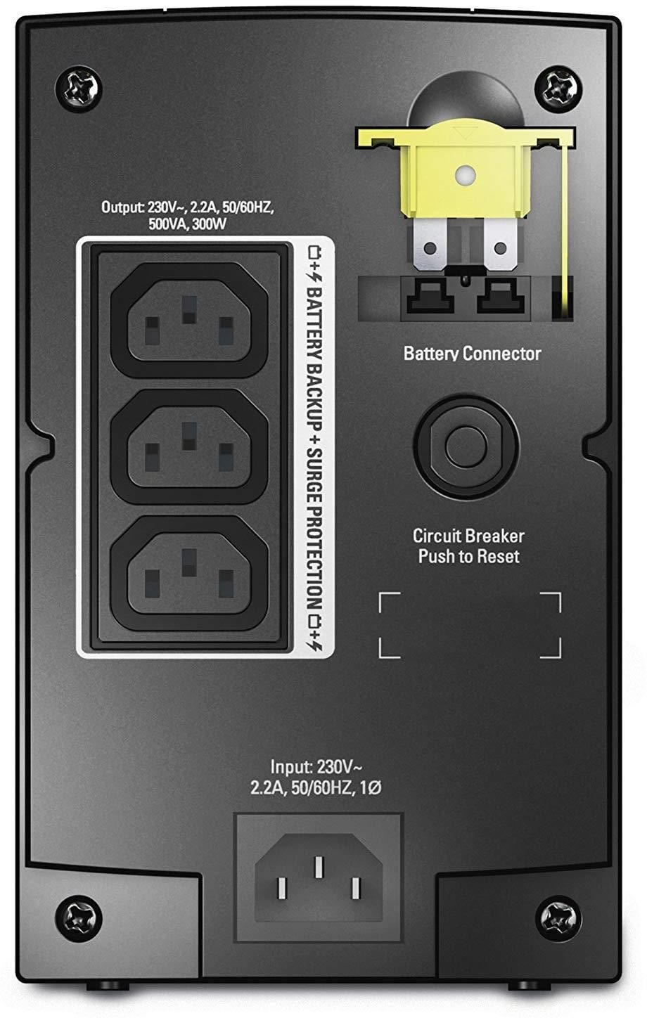 Onduleur Line-interactive APC 500VA Back-UPS (BX500CI)