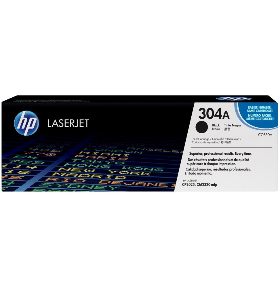 Cartouche d'impression noire HP Color LaserJet CC530A (CC530A)