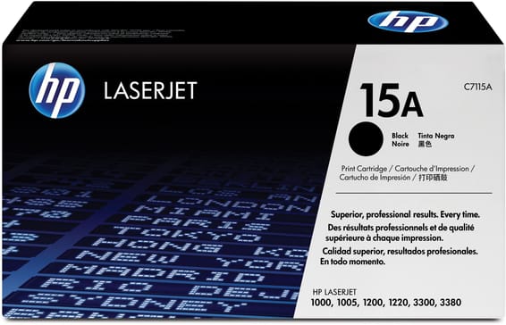 HP 15A Noir (C7115A) - Toner HP LaserJet d'origine