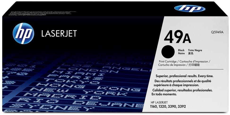 تونر HP LaserJet أصلي HP 49A أسود (Q5949A) — صورة 1