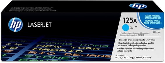 HP 125A Cyan (CB541A) - Toner HP LaserJet d'origine