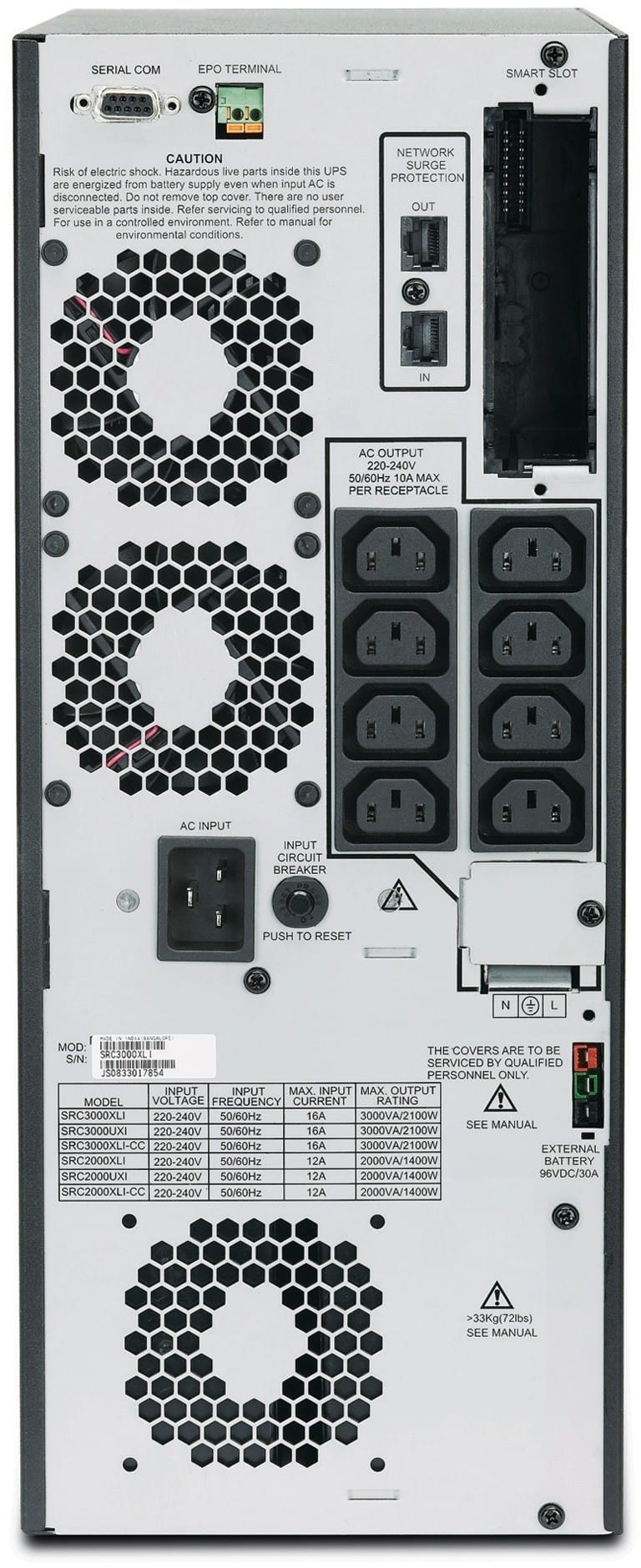 Onduleur On-line Double conversion Smart-UPS APC RC 3000 VA, 230 V
