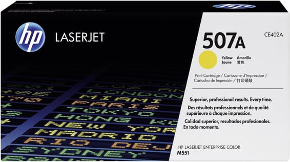 HP 507A Jaune (CE402A) - Toner HP LaserJet d'origine