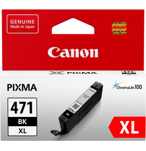 Cartouche d'encre d'origine Canon CLI-471XL BK Noir