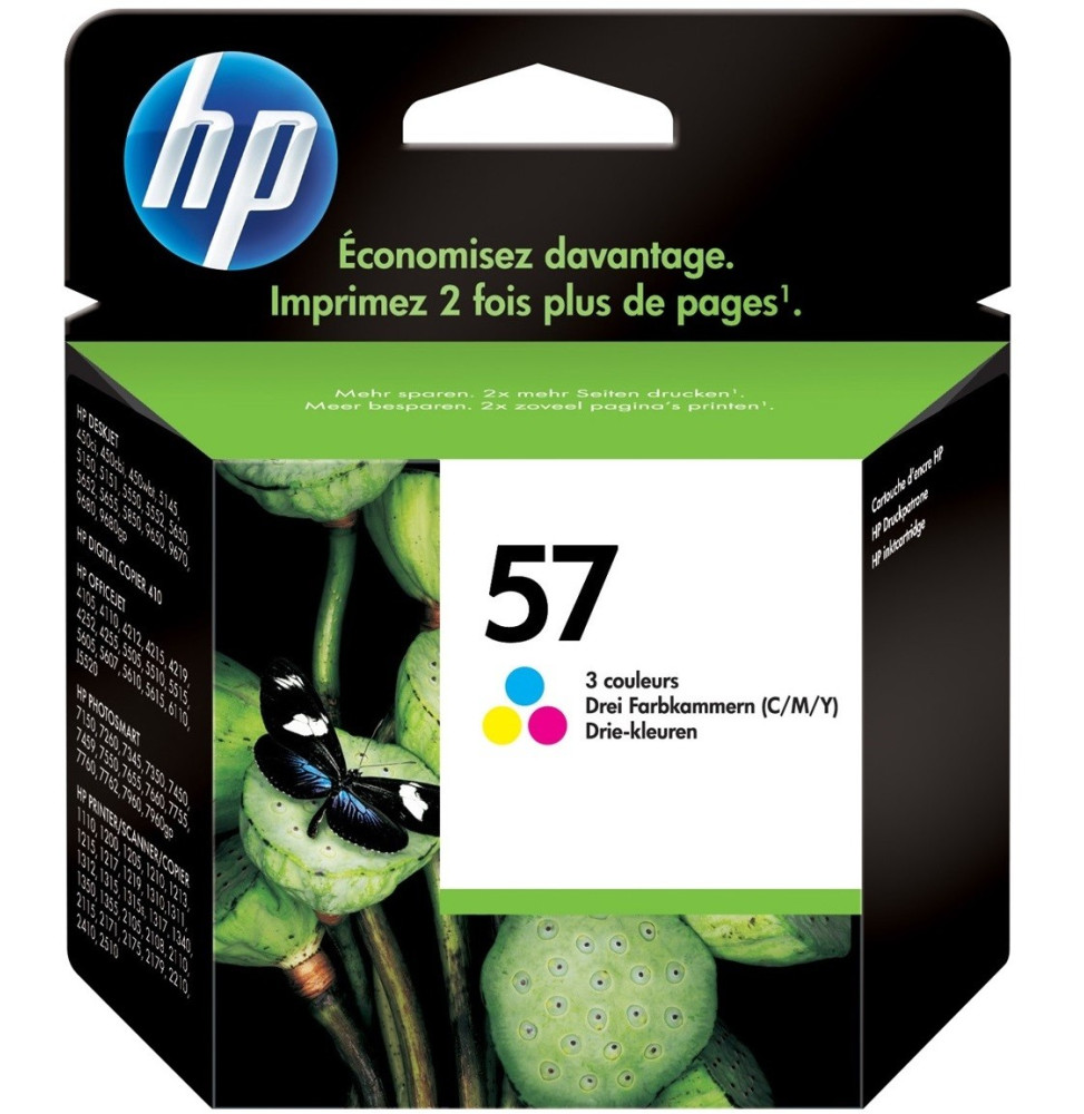 Cartouche d'impression 3 couleurs HP 57 (C6657AE)