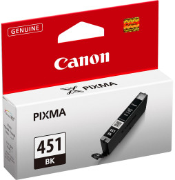 Canon CLI-451BK Noir - Cartouche d'encre Canon d'origine (6523B001AA)