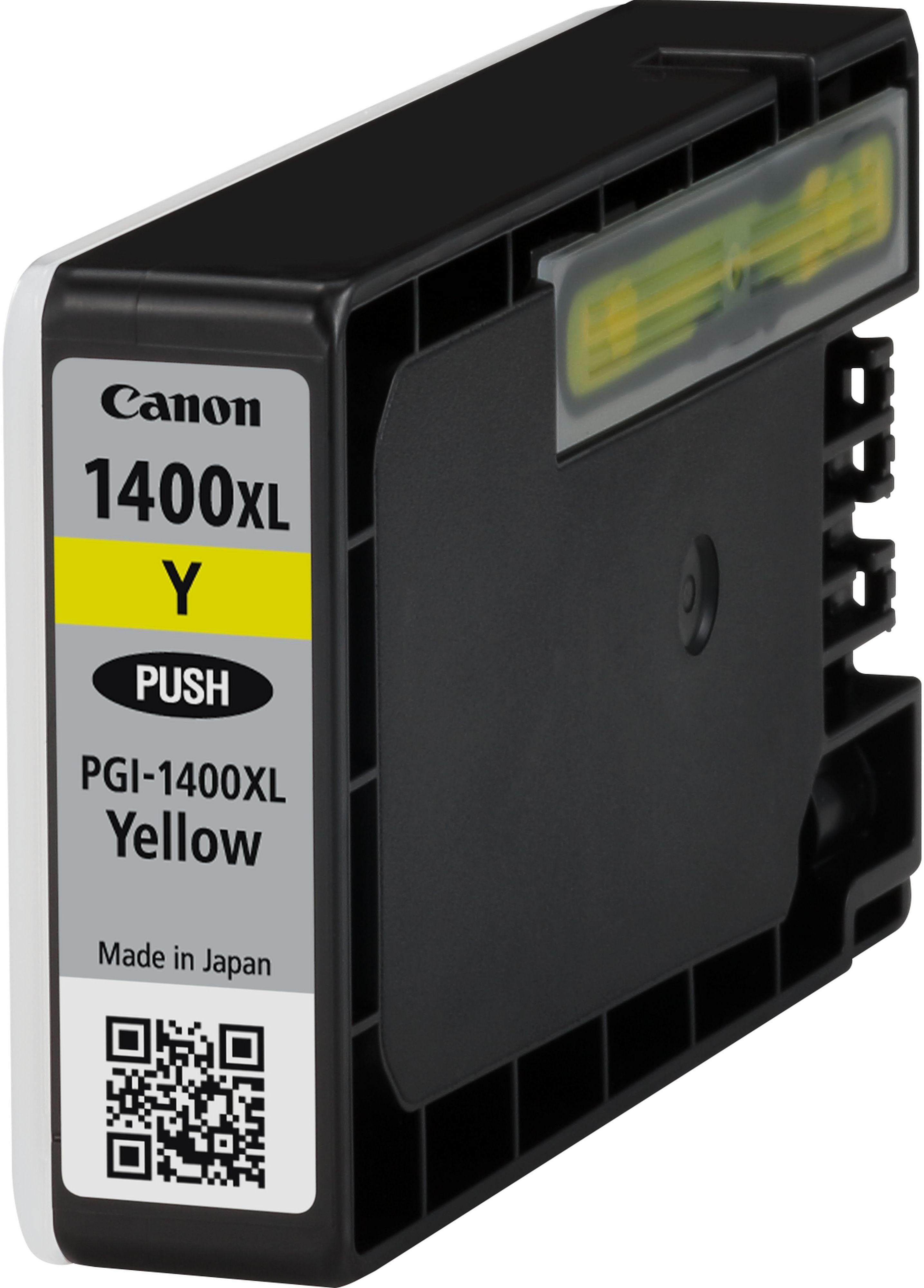 Canon PGI-1400XL Y Jaune - Cartouche d'encre grande capacité Canon d ...